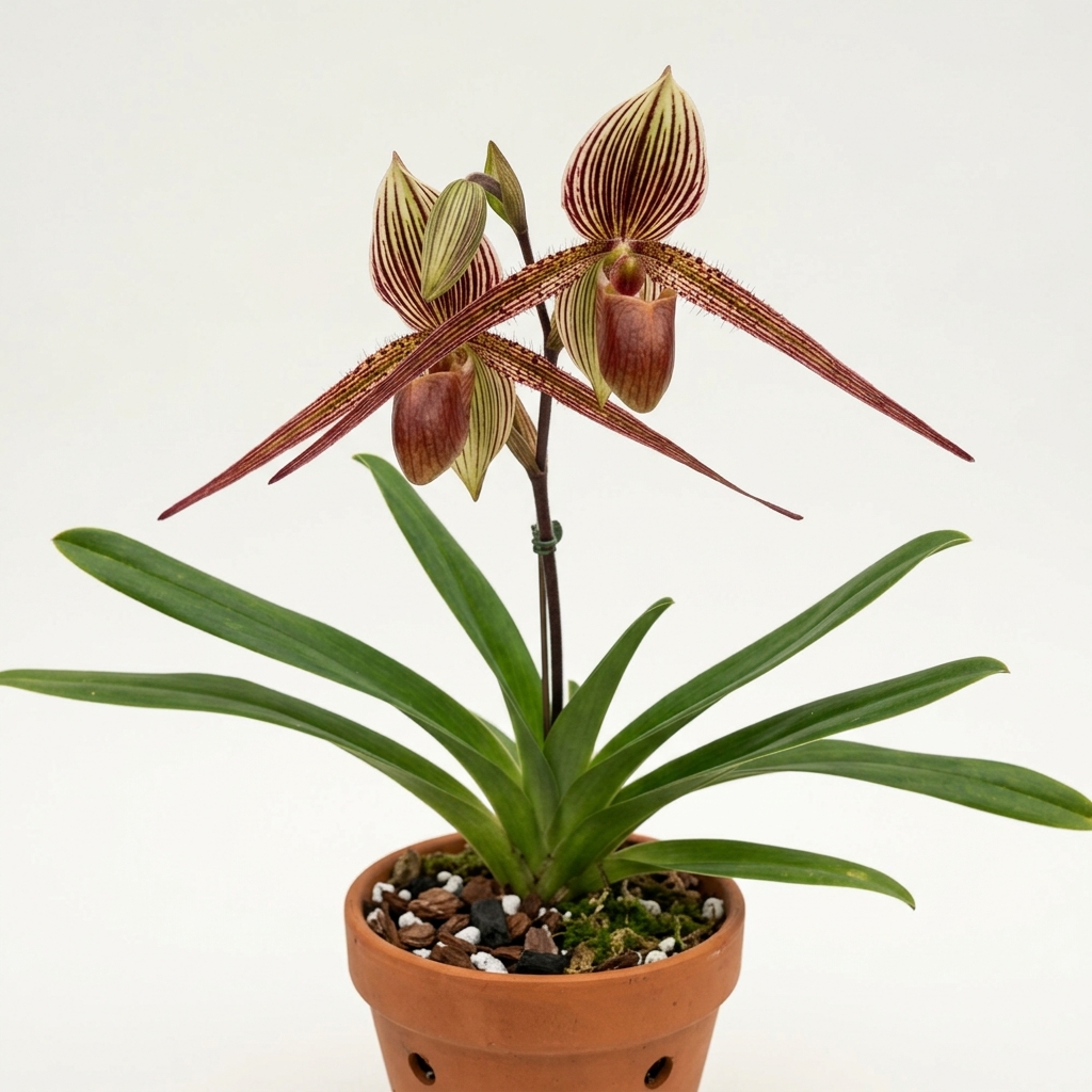 Paphiopedilum rothschildianum