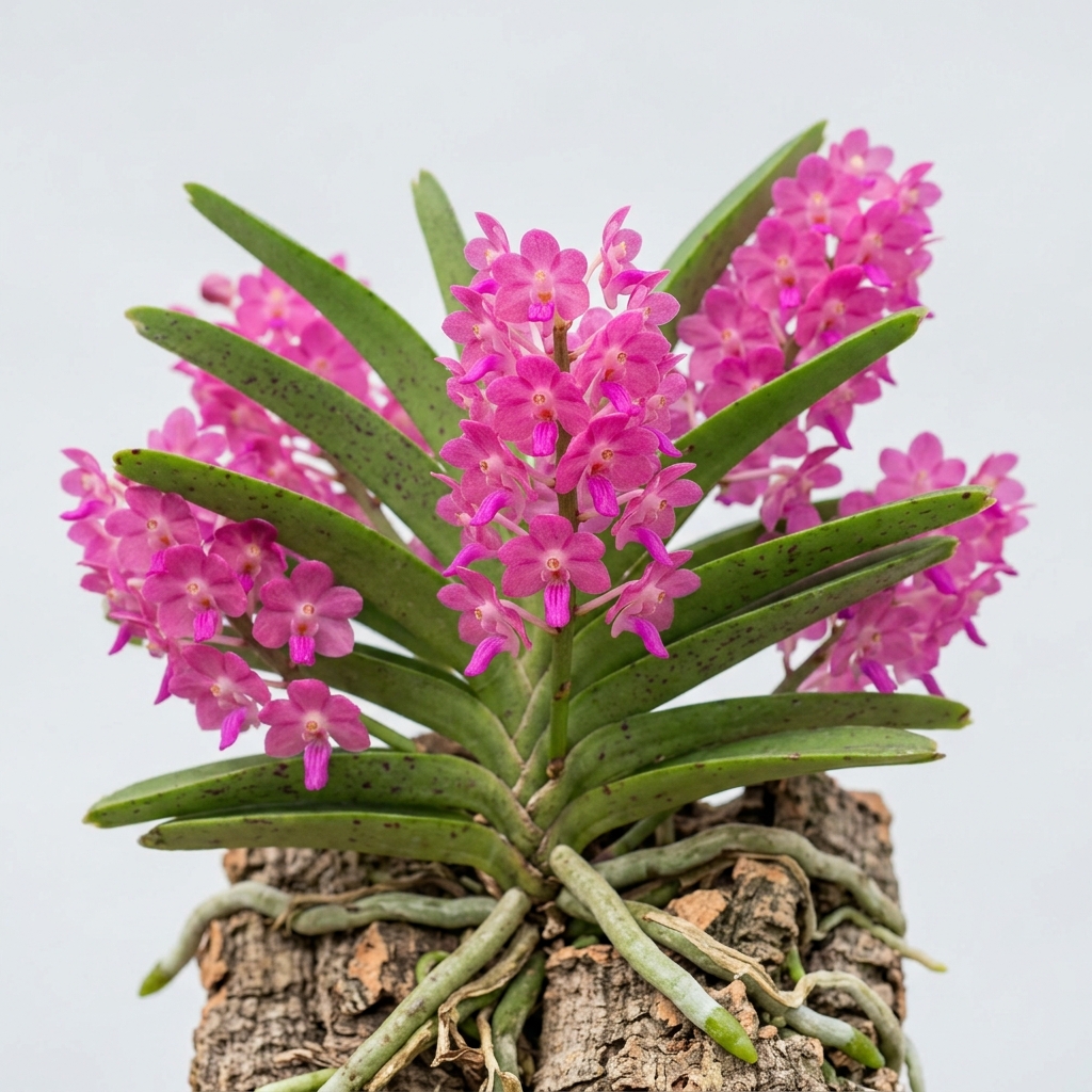 Vanda Ampullacea orchid cultivar flowers